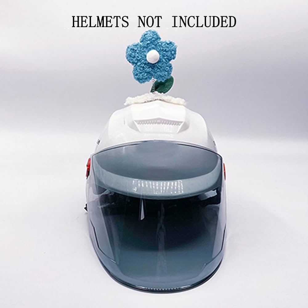 Amazon.co.jp: 1ピースかぎ針編みの花のヘルメット装飾オートバイ用の Amazon.co.jp: 1ピースかぎ針編みの花のヘルメット装飾オートバイ用の